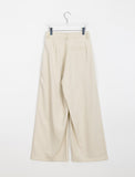 Link Pintuck Wide Slacks