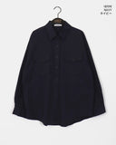 [MADE] Hob Loose Fit Pocket Cotton Shirt