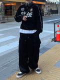 Velvet Track Line Cargo Pants