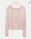 Duan Soft Wool Hood Zip-Up