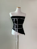 Rudia Strap Ribbon Top