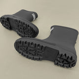 Rainy Season Heel 3cm Short Rain Boots