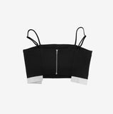 Ner shirt + bustier + pleated skirt set