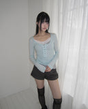 Curren Lace Ribbed Sleeveless