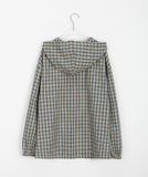 [BAONHAUS] Sinky Check Hood Shirt