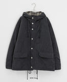 Harvey Corduroy Quilted Hood Jumper