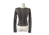 Ningyi Check Slim Fit Cardigan