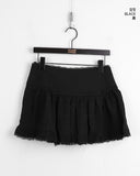 Laeo Balletcore Lace Frill Mini Skirt