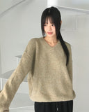 Onne Alpaca Wool Bocashi V-neck Knit