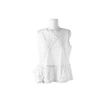 [Bag set] Palan Dot Frill Layered Sleeveless Set