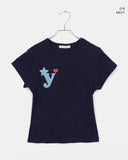 Datin Dot Printing Short Sleeve T-Shirt