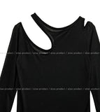 Nilo cutting see-through layered set - long sleeve, sleeveless
