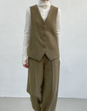 Turtleneck Ribbed Warmer T-Shirt