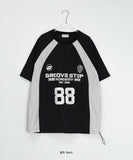 [unisex] Keyou Sporty Nylon Over Short Sleeve Tee