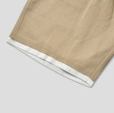 Patch layered Bermuda cotton pants