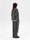 OVERDYED UTILITY PANT