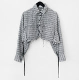 Elio Tweed Cropped Jacket