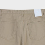 USA Cotton Curved Wide Pants