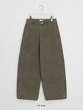 Hugin Cut Cotton Balloon Wide Pants