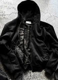Double Camo & Deep Black Overfit Hood Zip-Up