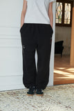 French Stitch Embroidered Sweatpants