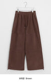 [Unisex] Bitbe Fleece Brushed Banding Wide Pants