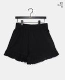 Haren Tiered Frill Banding Short Pants