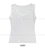 [U-BASIC] Daily Solid Crop Sleeveless