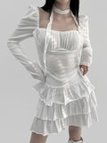 Rioul Tiered Mini Skirt