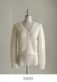 Emd V-neck Angora Knit Cardigan