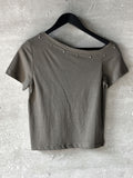Ansi Stud One Shoulder Tee