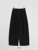 [BAONHAUS] Garen Balloon Banding Wide Slacks