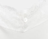 Untell Lace Button Half-Open Sleeveless