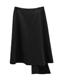Reden Hull Unbalanced Flare Skirt