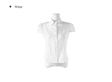 Torren Cap Sleeve Collar Short Sleeve Blouse Shirt