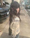 Mushu Nordic Knit Cardigan