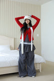 Rocky bay punching cardigan