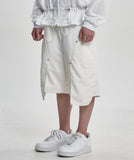 Double Knee Paneled Shorts