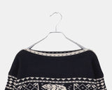 Irum Nordic One-Off Shoulder Loose Fit Long Sleeve Knit