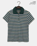 Nama Stripe PK Collar Short Sleeve T-Shirt