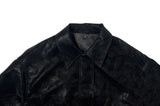 Vogue Leather Washing Overfit Blouson Jacket