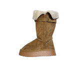 Bolt Winter Fur Platform Sole Long Boots