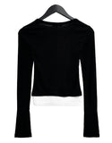 Sand Tube Top Layered Cardigan