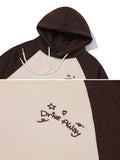 Drive Bunny Raglan Embroidered Hoodie
