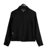 New New Frill See-Through Shirt