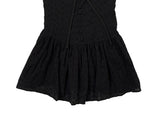 Az Punching Lace Ribbon Sleeveless Bustier Mini One Piece