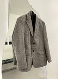 Premium Shetland Check Wool Jacket