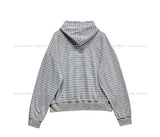 Maki Multi Stripe Color Matching Hood Zip-Up