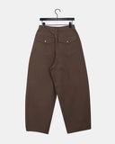 Le Jie Pocket Balloon Fit Cotton Long Pants