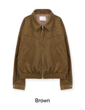 Roan biker suede jacket